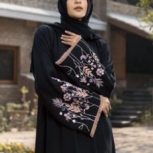 Aafrozah Black Abaya
