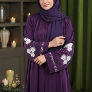 Falak Purple Abaya