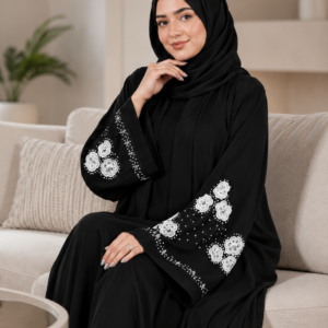 Falak Black Abaya