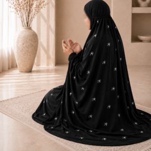 Black Embroidery Namaz Chaddar