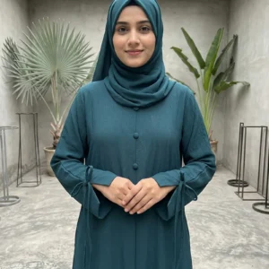 Aura Tie-Cuff Abaya